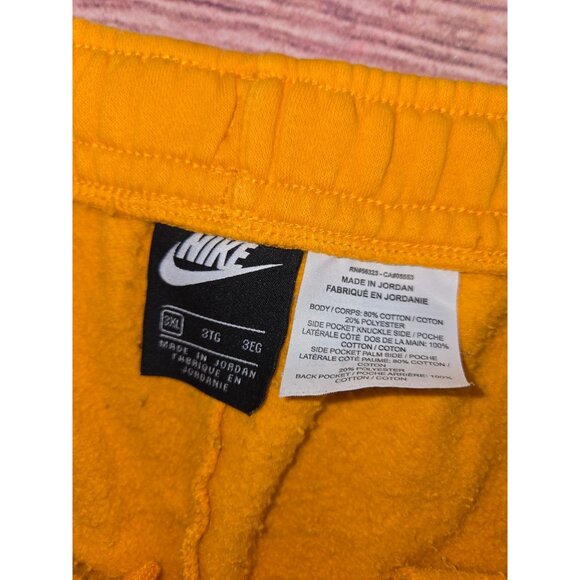 Nike Mens Orange Athletic Shorts 2XL - Picture 3 of 5